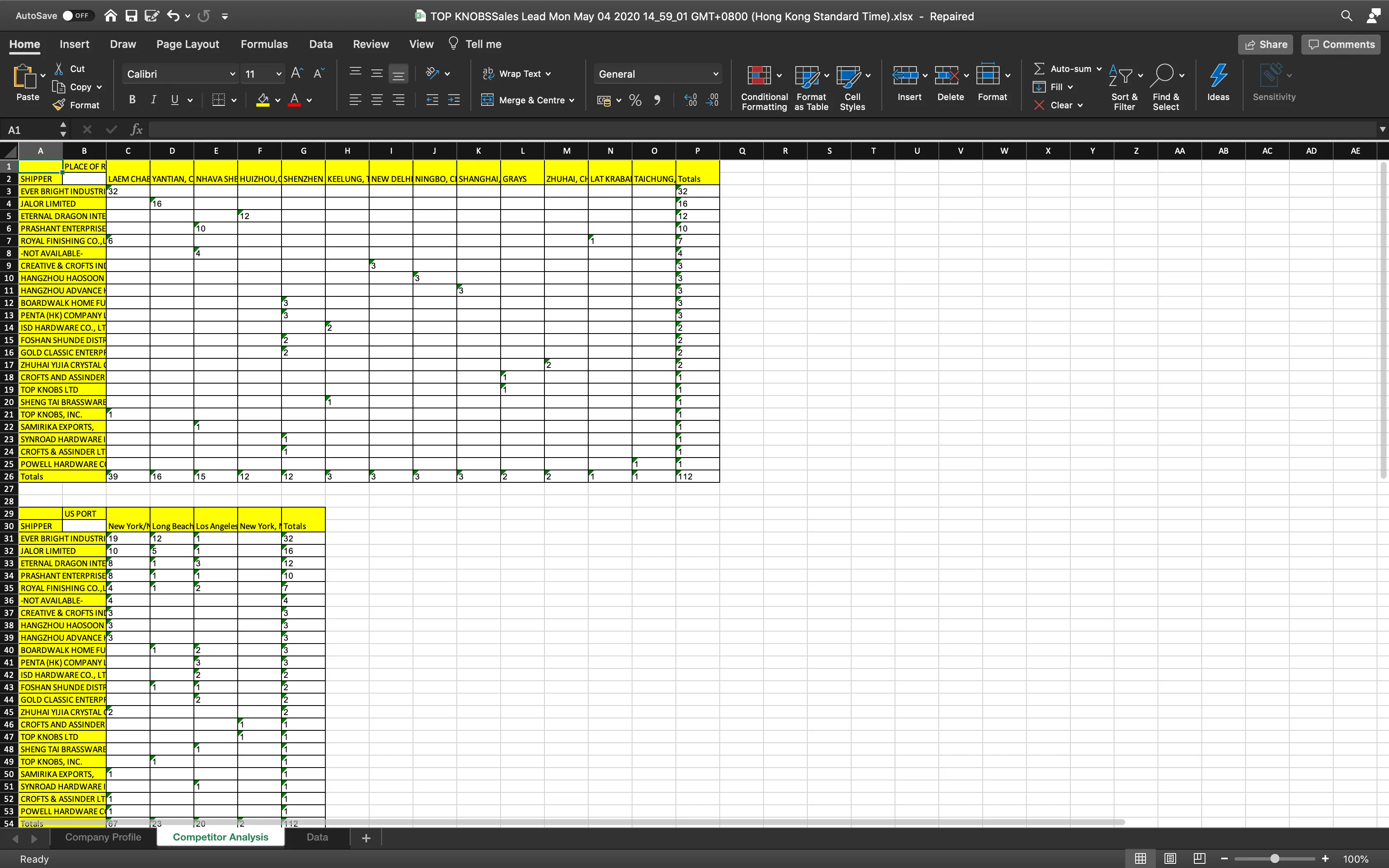 Customised CRM System screen 10